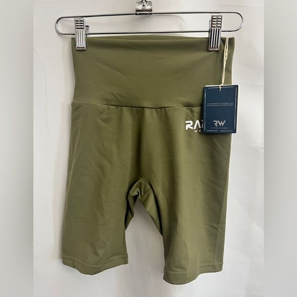 Rapid Wear Biker Short 2pc Set Olive - Picture 3 of 7
